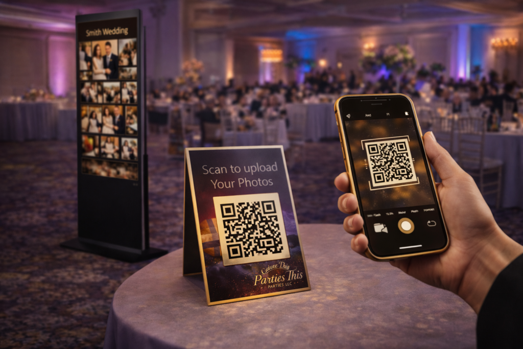 snapwall, live photo wall, event photo wall, guest photo upload, qr photo upload, wedding photo wall, live event gallery, digital guestbook, event photo sharing, no app photo sharing