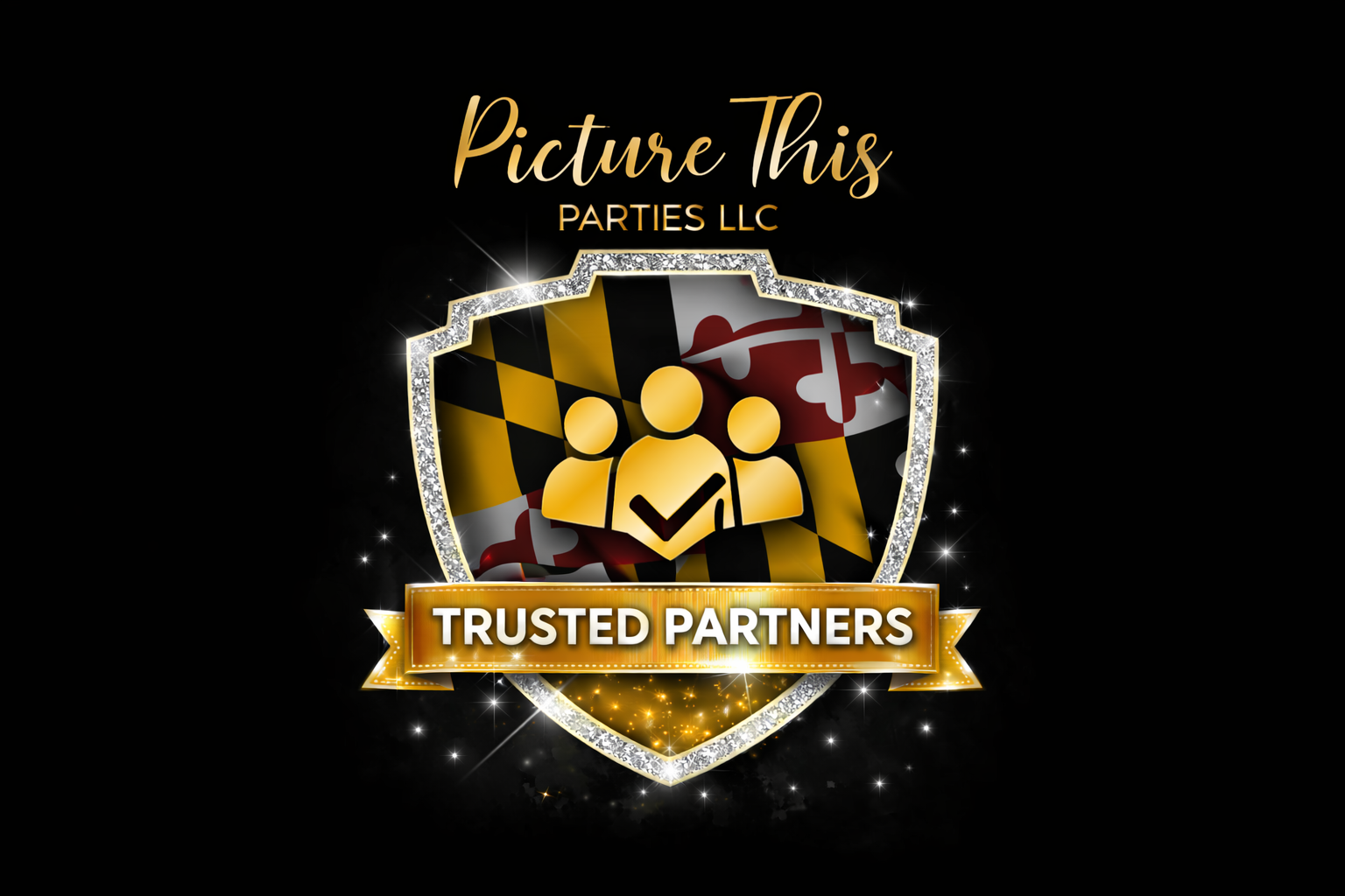 picture this parties trusted partners, picture this parties partners, trusted event partners, preferred event vendors, baltimore event partners, baltimore event vendor network, picture this parties vendor partners, trusted vendor network baltimore, event partner badge, preferred partner badge, event vendor partnership, picture this parties brand icon, event vendor collaboration, baltimore event professionals, event service partners baltimore, trusted wedding vendors baltimore, baltimore party vendor network, event business partners maryland, professional event vendor badge, trusted business partnership icon