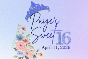 Sweet 16 birthday party at FOP Middle River Maryland with photo booth and event lighting on April 11 2026