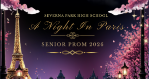 Students at Severna Park High School Prom 2026 enjoying a 360 photo booth at BWI Airport Hotel in Maryland
